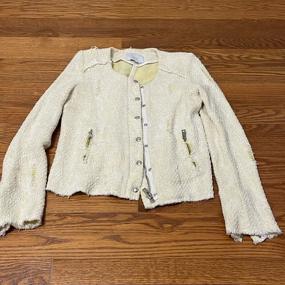 IRO Women’s Yellow Sweater Size 2 - Picture 1 of 4